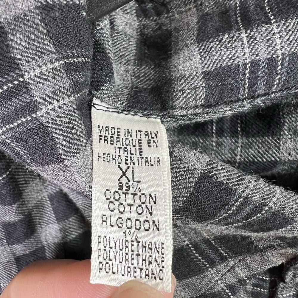 Ralph Lauren Men's Dress SHirt Black Plaid Size XL Lightweight Business Casual - Picture 14 of 15